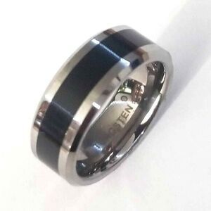 New tungsten carbide ring‎ size 10